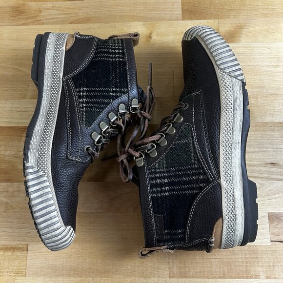 Timberland Smartwool 74197 Anti-Fatigue Boots‎ Sneaker Brown Leather Mens SZ 7.5 - Picture 8 of 10